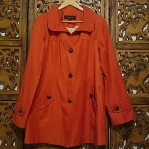 SALE 5/$20 🎉 Jones New York Orange Trench Coat